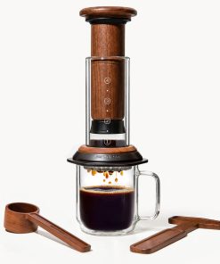 AeroPress Coffee Maker - Premium Walnut